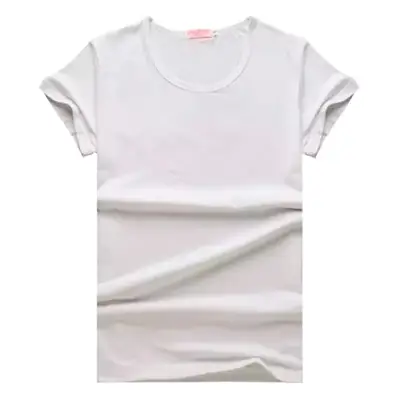 200g Modal Crewneck T-Shirt White Summer Slim Fit