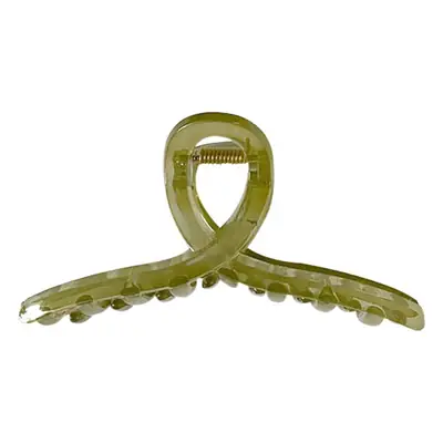 Korean Chic Jelly Green Cross Hair Clip