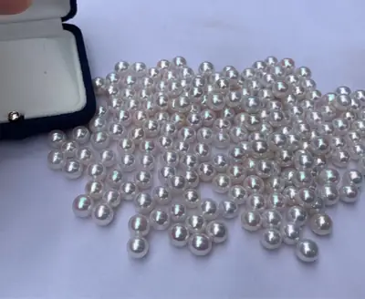 New White Transparent Pearl Beads 6.5-7mm Wholesale