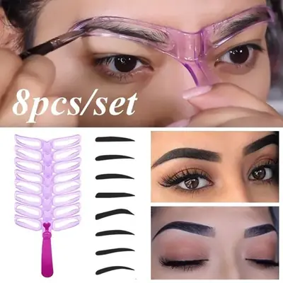 Four-Generation Thrush Eyebrow Stickers 8 Shapes