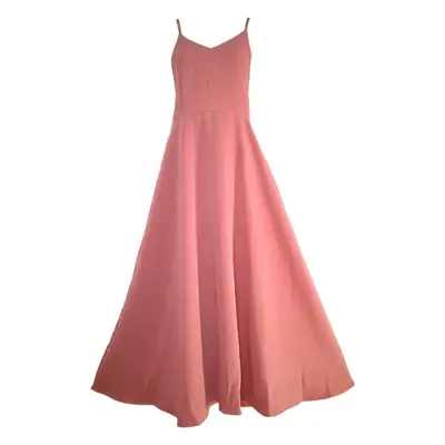 Pink Backless Slip Dress for Women Summer Wear