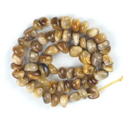 Natural Colored Tiger Amorphous Loose Beads