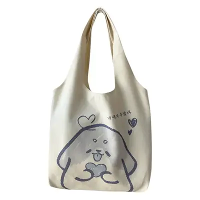 Cute Korean Cat Canvas Shoulder Bag Large Capacity