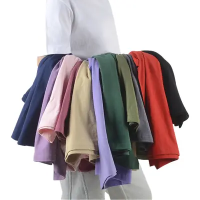 Men's Pink Round Neck Cotton T-Shirt Short Sleeve