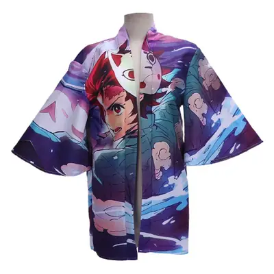 Anime Cosplay Kimono with Nezuko Design for Men Women