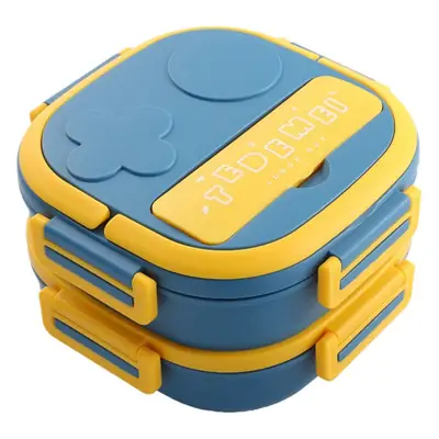 Children's Food Storage Box, Small Supplementary Food Container, School Cafeteria Lunch Box, Portable Stainless Steel Lunch Box, Sealed and Insulated, Cartoon Design