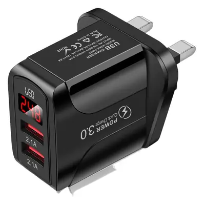2.4A Dual USB Butterfly Charger with LED Display