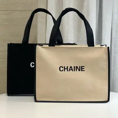 Christian Jordan Letter Print Shoulder Bag Large Capacity Women