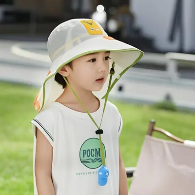 Kids Sun Hat Anti-Ultraviolet Neck Protection