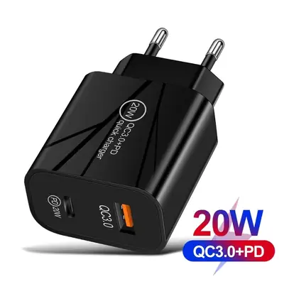 20W QC3.0 Fast Charge Charger for Mobile Phones