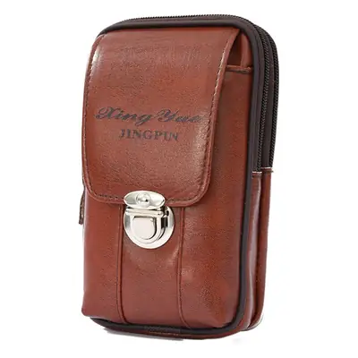 Men's Black Belt Mobile Phone Case with Clasp