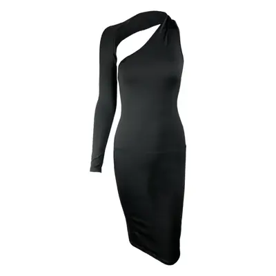 Black Slim Fit Women's Dress 2025 Cross Border