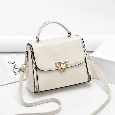 Pink Leather Shoulder Bag for Women 2021