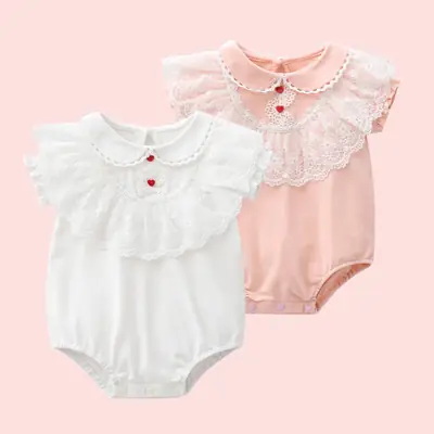 White Laced Baby Wraps Summer Korean Style