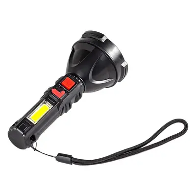 USB Rechargeable COB Flashlight with 60mm Exit