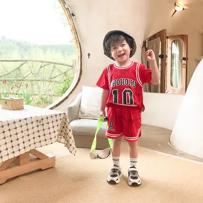 Kids Cartoon Shorts Suit 2025 Summer Korean Style