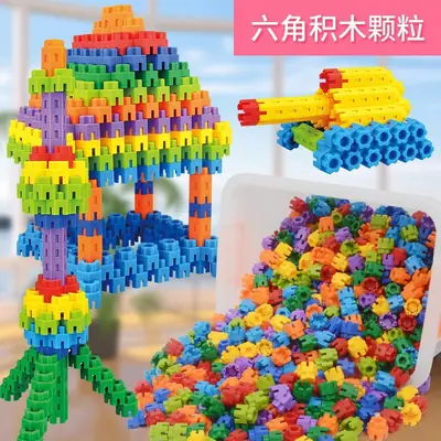 Children's Hexagon Building Blocks for Ages 3-6