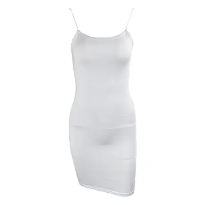 2025 Women's White Slim Fit Sling Strap Dress