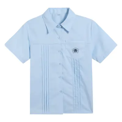2022 Light Blue Japanese College Shirt Medium