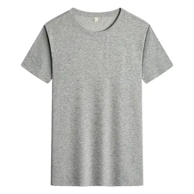 200g Blue Cotton T-Shirt Crew Neck Half Sleeve