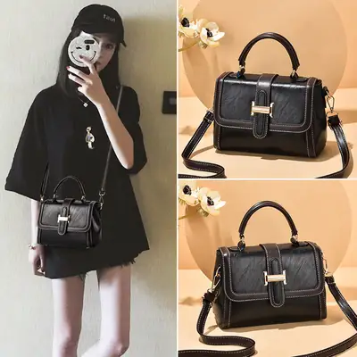 Summer Small Bag 2025 New Fashion Crossbody Bag Women's Trendy Internet Celebrity Pu Large Capacity Satchel Shoulder Bag Women's Bag
