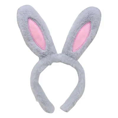 Plush Rabbit Ears Hair Band for Women Girls