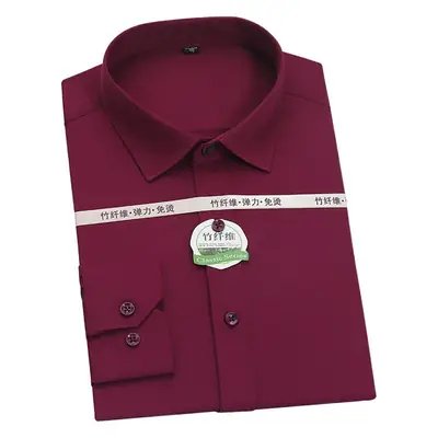 Men's Navy Bamboo Fiber Unstitched Shirt KH317