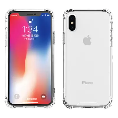 Apple 13 Pro Airbag Anti-Fall Mobile Phone Case 17 Air Thickened 12 Silicone 15Promax Large Hole Protective Cover