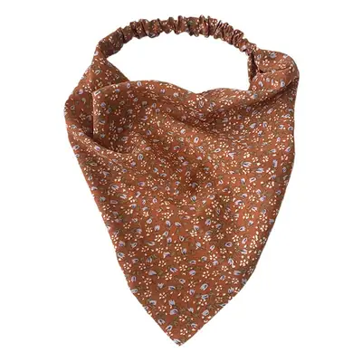Women's Floral Triangle Scarves Wide Elastic Belt Wrap