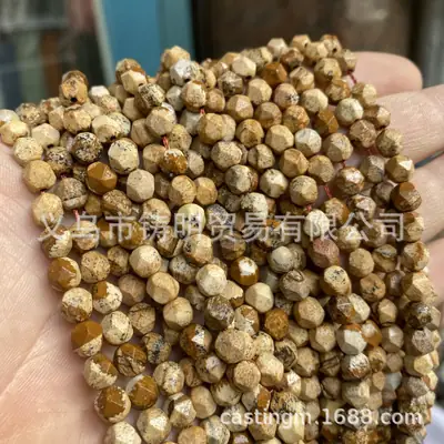 Facet Stone Beads Bracelet Semi-Finished Wholesale DIY Jewelry