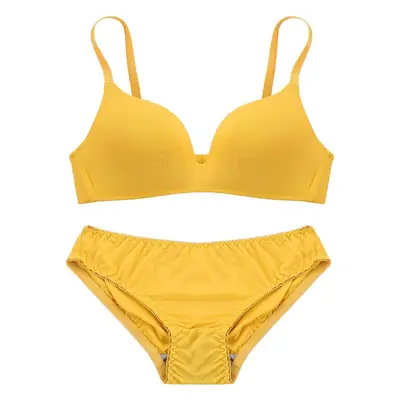 Women's Summer Thin Seamless Underwear, No Underwire, Breathable Push-Up Bra for Women, Student Underwear for Small Busts