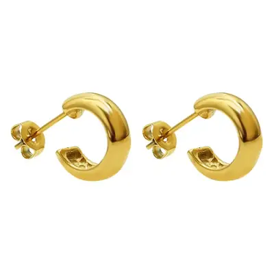 18k Gold Cross-Carrier Earrings for Women