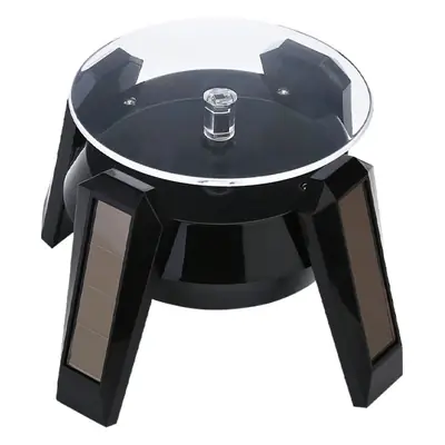 Solar Powered UFO LED Table with Rotating Turntable