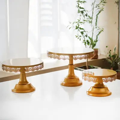 European Dessert Table Ornament Rack Iron Tray Wedding Decoration