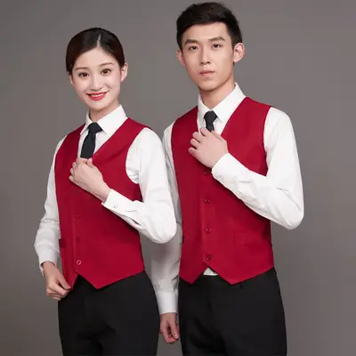 Blue Vest for Men & Women - Perfect for Catering & Work
