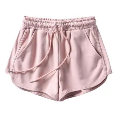 2025 Summer Pink Wide Leg Shorts for Women