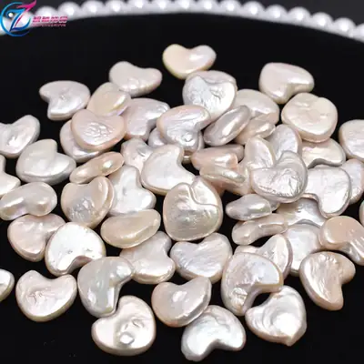 Natural Freshwater Pearl 14mm Love Baroque Decor