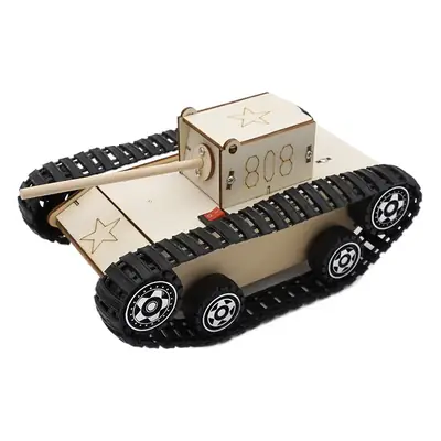 Children's Electric Track Tank Car DIY Toy for Kids