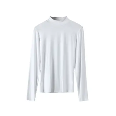 Women's Long Sleeve White T-Shirt 2022 Winter Warm