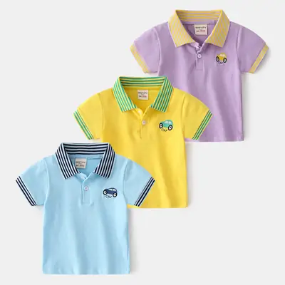 Children's 2-Piece Polo T-Shirt Set Summer 2022