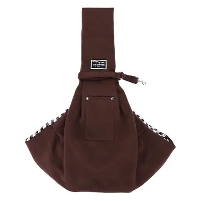 Pet Dog Crossbody Bag Gray Soft Pet Backpack