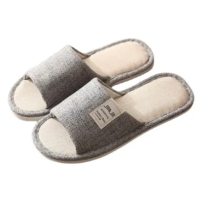 Men Women Linen Slippers All Seasons Comfortable