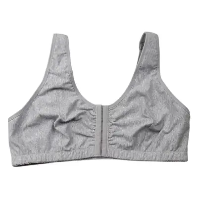 European American Large Bra Front Buckle Adjustable Cotton