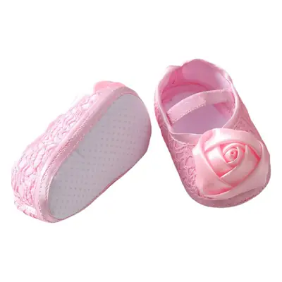 2022 new baby shoes European and American Rose shoes cloth sole dispensing toddler shoes 0-6-9-November baby shoes