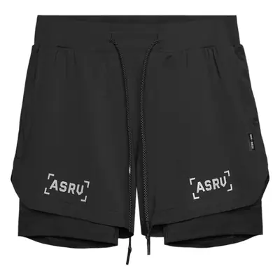 Men's White Quick-Drying Shorts Double Layer