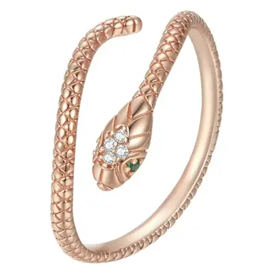 Avale Original Cross-Border Sterling Silver Ring for Women Cute Little Snake S925 Elegant Ins Fashion Animal Open Ring