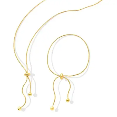Women's Snake Bone Chain Necklace with Gold Plated Band