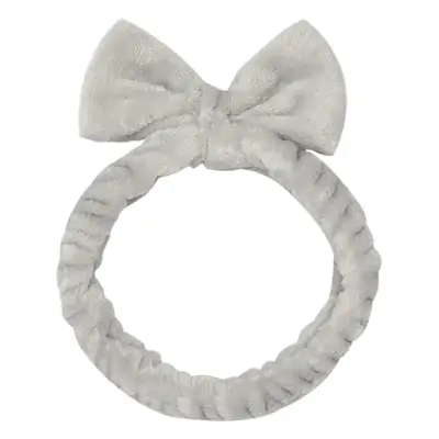 Blue Fleece Bow Hair Band for Women