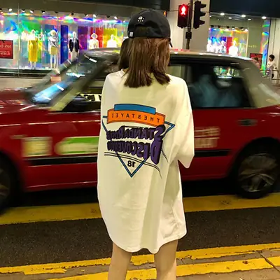 Women Korean Style Short Sleeve T-Shirt 2026