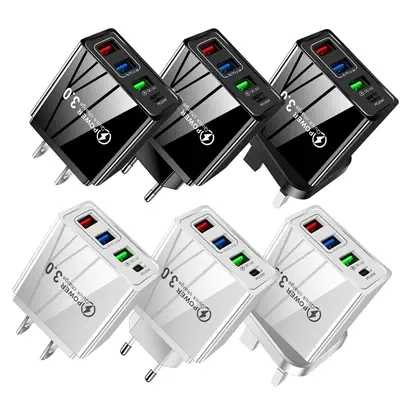 3.1A 3USB PD Mobile Charger Travel Adapter